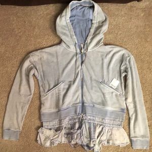 Blue free People hoodie